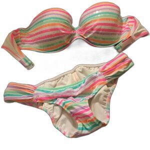 Victoria Secret Swimsuit top 34C bottoms XS